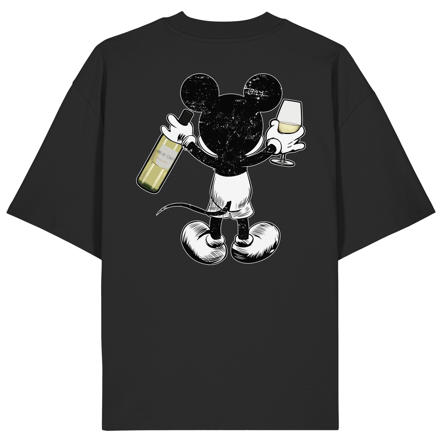 Weißwein Mouse - Organic Oversize Shirt