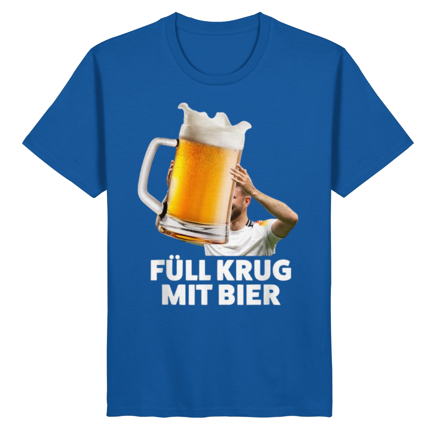 Füllkrug mit Bier - Organic Basic Shirt