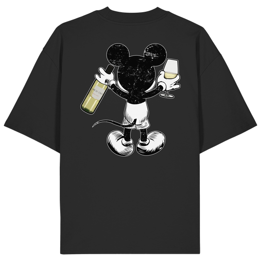 Weißwein Mouse - Organic Oversize Shirt