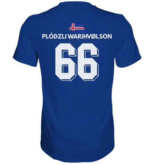 PLÓDZLI WARIHVØLSON - Island Trikot