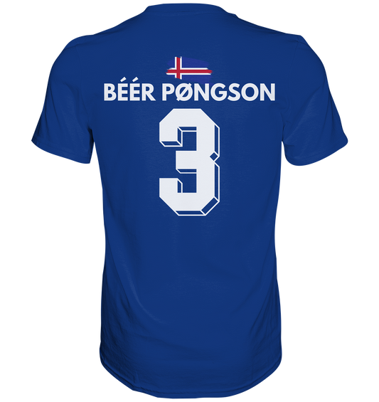 BÉÉR PØNGSON - Island Trikot